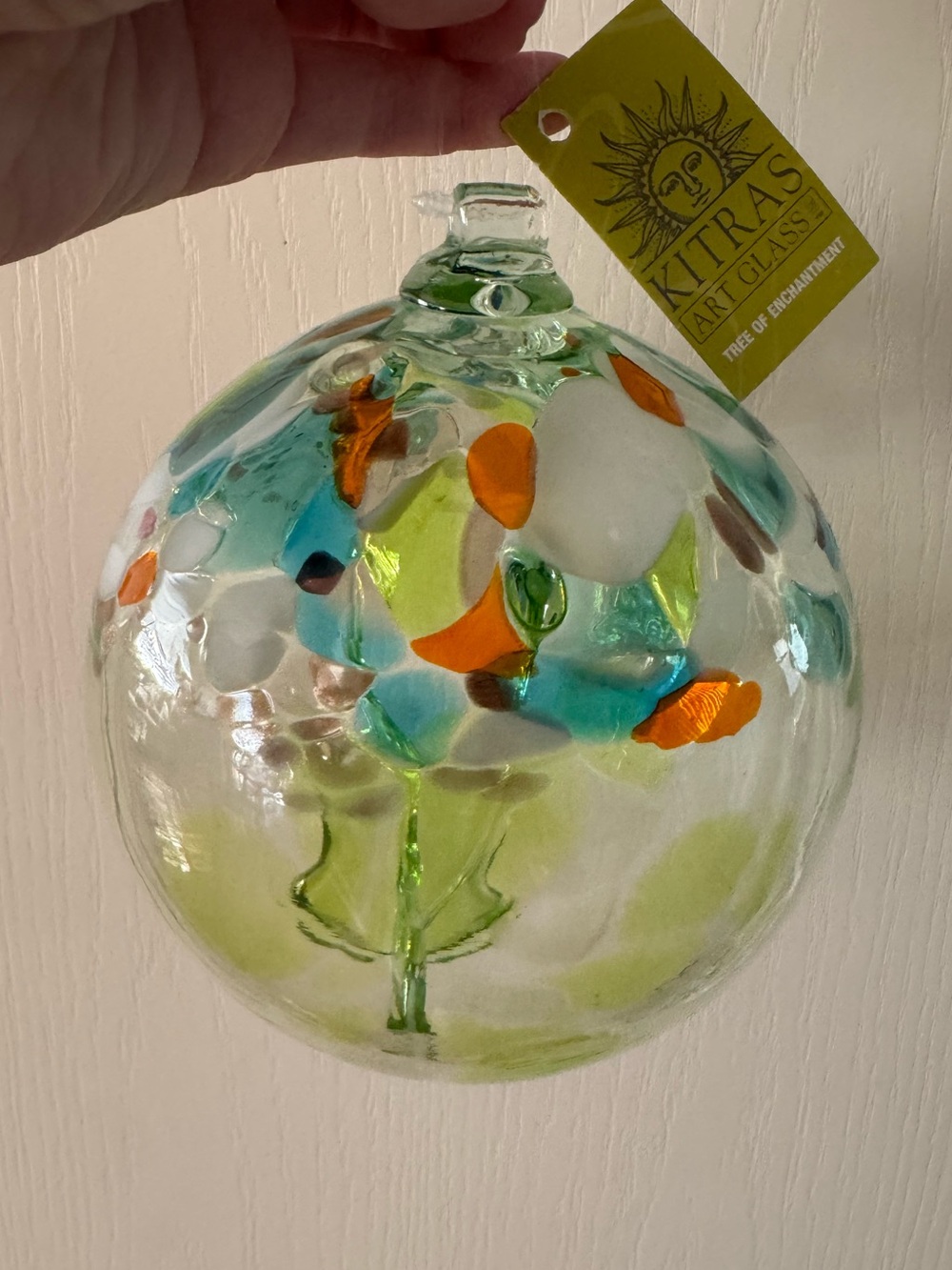 Kitras Art Glass Ball Tree of Enchantment
